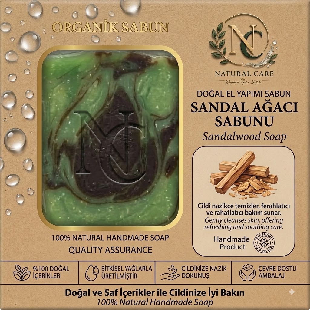 Sandal Ağacı El Yapımı Doğal Sabun